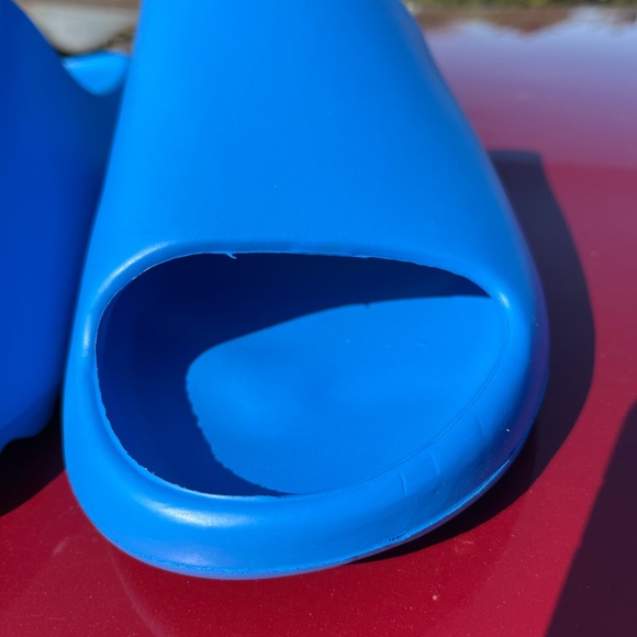 Blue EVA Algae Foam Slide Yeezy Type HI Res Blue size 12 Mens - Picture 3 of 11